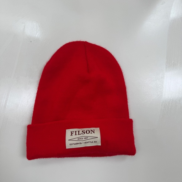 Filson Other - Filson Vibrant Red Knit Hat